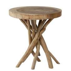 Unique Round Accent End Table