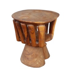 Suar Wood Brown Hand Table 50 cm