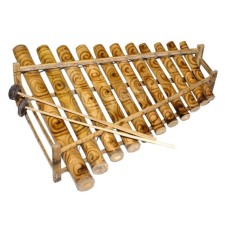 Bamboo Rindik Gamelan Burned Motif 53 cm