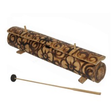 Bamboo Rindik Gamelan Single Burned Motif 38 cm