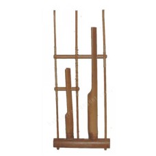 Natural Angklung Bamboo Two Tubes 50 cm