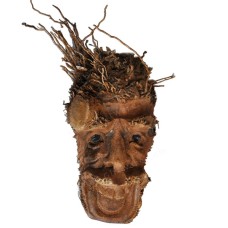 Primitive Bamboo Root Mask