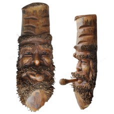 Bamboo Root Mask Smoking Cigar