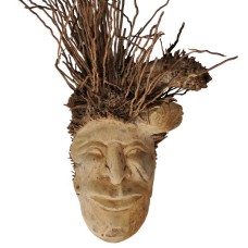 Bamboo Root Long Hair Smile Mask