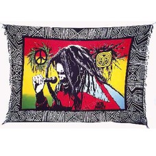 Batik Sarong Bob Marley Singing Motif 