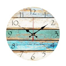 Wooden Decorative Round Wall Clock 30 cm