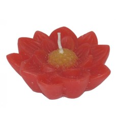 Floating Candle Red Dye Flower 7 cm