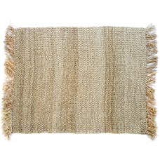 Woven Straw Grass Rectangular Rug Natural 240 cm