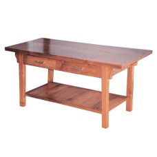 Teak Lucca Console Table Two Drawers