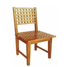 Teak Librina Armless Dining Chair