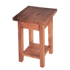 Teak Bella End Table Single Shelf