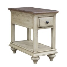 Single Drawer And Shelf End Table