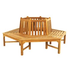 Teak Garden Octagonal Carmelo Bench 220 cm