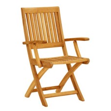 Teak Rafles Garden Folding Arm Chair