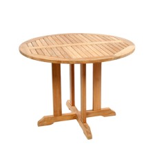 Teak Potenza Garden Round Table 100 cm