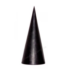 Wooden Black Cone Rings Display Stand 20 cm