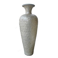 Floor Lamp White Capiz Shell 120 cm