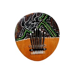 Coconut Shell Carimba Percussion Turtle Motif 15 cm