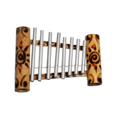 Burned Bamboo Aluminum Xylophone 25 cm