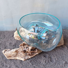 Molten Glass Bowl Large 30 cm