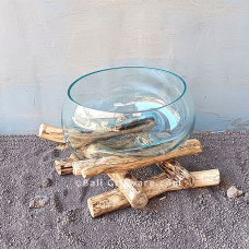 Molten Glass Bowl Large 25 cm