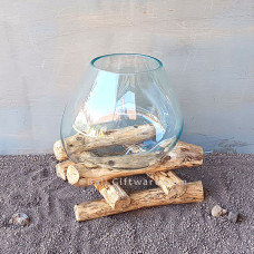 Blown Glass Terrarium Large 25 cm