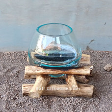 Blown Terrarium Glass Small 12 cm