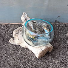 Molten Bowl Glass Mini 10 cm