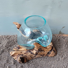 Melted Terrarium Glass Mini 10 cm