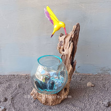 Blown Terrarium Glass Small 13 cm