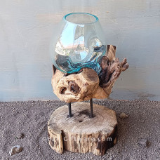 Blown Terrarium Glass Medium 15 cm