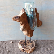 Molten Long Glass Terrarium 35 cm