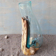 Molten Glass Long Terrarium 35 cm