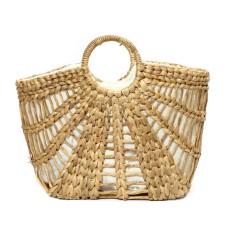 Hand Woven Water Hyacinth Shoulder Bag