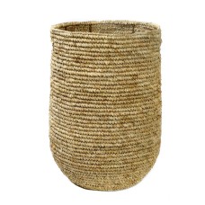 Woven Straw Grass Basket Natural 50 cm