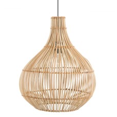 Woven Rattan Pendant Lampshade Natural 50 cm