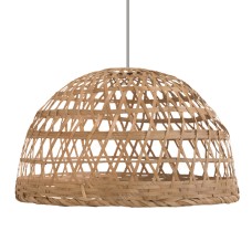 Woven Bamboo Pendant Lampshade Natural 80 cm