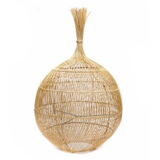 Woven Rattan Floor Lampshade Natural 95 cm