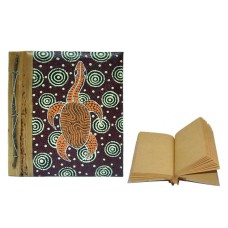 Natural Notebook Maroon Aborigine Painted Turtle Medium