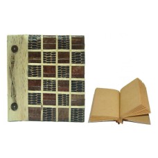 Natural Notebook Square Pattern Fruit Peel Medium