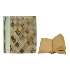 Natural Notebook Pandanus Leaf Medium