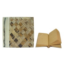 Natural Notebook Pandanus Leaf Small