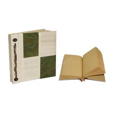 Natural Notebook Hibiscus And Banana Leaf Small