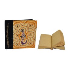 Natural Notebook Yellow Aborigine Painted Lizard Small