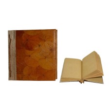 Natural Notebook Hibiscus Yellow Leaf Small