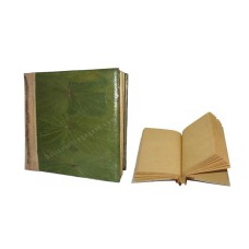 Natural Notebook Small Hibiscus Green Leaf