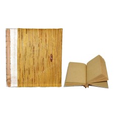 Natural Notebook Medium Yellow Pandanus Fiber