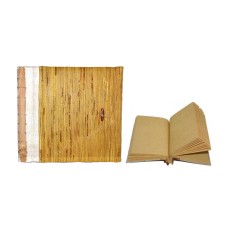 Natural Notebook Small Yellow Pandanus Fiber