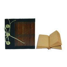 Natural Notebook Small Brown Coconut Leaf Stems