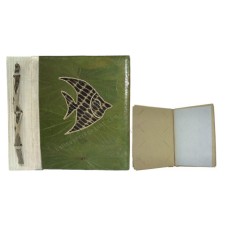 Natural Photo Album Small Green Leaf Fish Motif